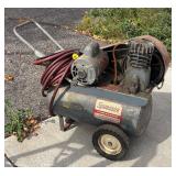 G - Speedaire Portable Air Compressor with Hose
