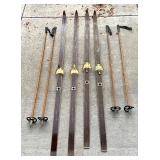 G - Vintage Janoy Cross Country Skis with Sparta Poles