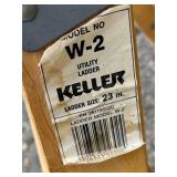 G - Keller Wooden Utility Step Ladder Model: W-2