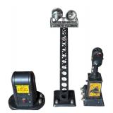 K - Vintage Train Tracks with Electrical Accessories and Signs