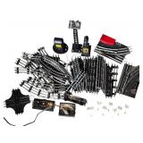 K - Vintage Train Tracks with Electrical Accessories and Signs