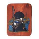 G - Set of 3 Vintage Hand-Painted Wooden Wildlife Plaques