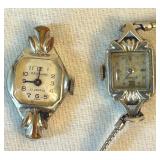 K - Lot of 2 Vintage Ladies Mechanical Watches Caravelle & Wittnauer 10K Gold Filled