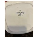 LR - Corning Ware Blue Cornflower Bakeware Set with Glass Lids - 5 Pieces