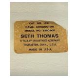 LR - Seth Thomas Conductor Mechanical Metronome Model E500-000 with Cover