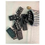 LR - Vintage Fisher-Price Jet, Playskool Postal Station, Shape Sorter, and Dominoes Set