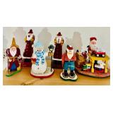 LL - Set of 6 Handcrafted Christmas Figures by Pobbies Crafty Crafts