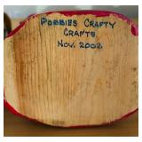 LL - Set of 6 Handcrafted Christmas Figures by Pobbies Crafty Crafts