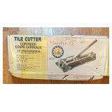 S - Maestro 13 Inch Professional Tile Cutter with Guide and Tungsten Carbide Wheel