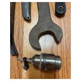 LL - Collection of Mixed Hand Tools and Measuring Squares