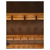 LL - Wall-Mount Wooden Display Cabinet with Glass Door