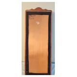 LL - Wall-Mount Wooden Display Cabinet with Glass Door