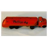 LL - Vintage Diecast Toy Vehicles Lot Including Phillips 66 Tanker and Train Cars