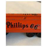 LL - Vintage Diecast Toy Vehicles Lot Including Phillips 66 Tanker and Train Cars