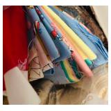 LL - Large Collection of Assorted Fabric and Craft Sewing Material