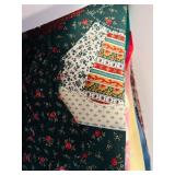 LL - Large Collection of Assorted Fabric and Craft Sewing Material