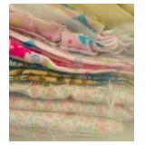 LL - Large Collection of Assorted Fabric and Craft Sewing Material
