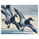 LL - Framed Duck Hunting Scene Artwork Print by Les Kouba