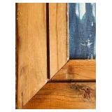 LL - Framed Duck Hunting Scene Artwork Print by Les Kouba