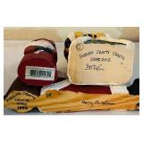 LL - Set of 11 Handcrafted Santa Claus Figurines, Tallest 8 Inches