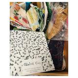LL - Large Lot of Assorted Fabric and Sewing Supplies