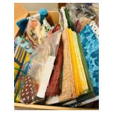 LL - Large Lot of Assorted Fabric and Sewing Supplies