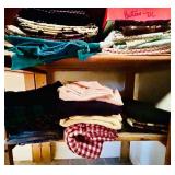 LL - Large Lot of Assorted Fabric and Sewing Supplies