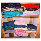 LL - Large Lot of Assorted Fabric and Sewing Supplies