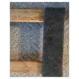 LL - Wooden Carpeted Dolly with Casters