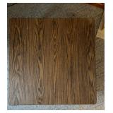 LL - Vintage Square Wooden Coffee Table with Turned