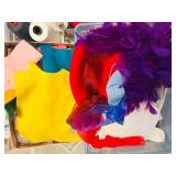 LL - Large Collection of Vintage Sewing Notions, Thread, Buttons, Fabric, and Accessories