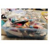 LL - Large Collection of Vintage Sewing Notions, Thread, Buttons, Fabric, and Accessories