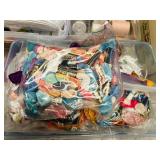 LL - Large Collection of Vintage Sewing Notions, Thread, Buttons, Fabric, and Accessories
