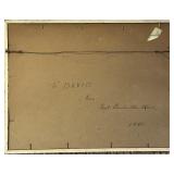 LL - Framed Harbor Scene Artwork Print