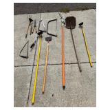 G - Assorted Lawn and Garden Tools Collection with Saws and Pruners