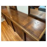 Lane Mid-Century Modern Dresser with Dual Mirrors