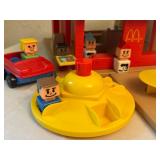 Vintage Fisher Price McDonalds Play Set with Figures and Accessories