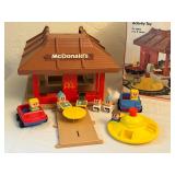 Vintage Fisher Price McDonalds Play Set with Figures and Accessories