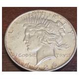 Pair of 1926-S and 1926-D Peace Silver Dollars