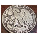 1937-S, 1937-D, and 1938 Walking Liberty Half Dollar Set