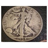 Set of 3 1934 Walking Liberty Half Dollars - 1934, 1934-S, 1934-D