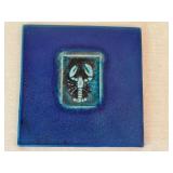 K - Michael Cohen Handmade Lobster Hot Plate Tile