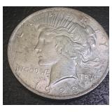 Pair of 1923 Peace Silver Dollars