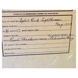 Pearl Charlson Split Rock Lighthouse Landscape Original Oil Painting