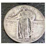 Set of 6 Standing Liberty Silver Quarters 1929