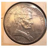 1918 Illinois Centennial Half Dollar Commemorative Coin