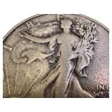 Pair of 1940 and 1940-S Walking Liberty Half Dollar Coins