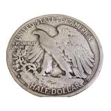 Pair of 1940 and 1940-S Walking Liberty Half Dollar Coins