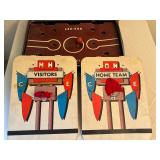 LR - Vintage Cadaco-Ellis Basketball Board Game with Scoreboards 1945