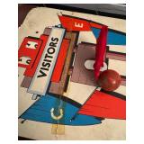 LR - Vintage Cadaco-Ellis Basketball Board Game with Scoreboards 1945